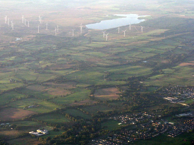 Polbeth, seen from over Livingston