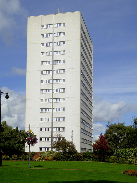 Civic Centre Estate tower block in Birmingham