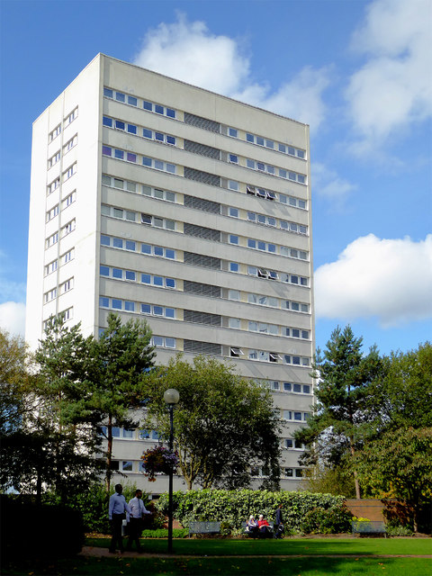 Civic Centre Estate tower block in Birmingham