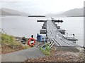 NN0164 : Jetty at Ardgour Fish Farm by Oliver Dixon