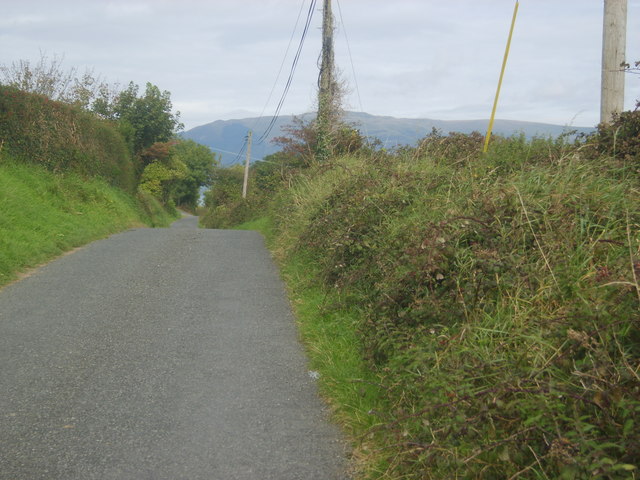 View due North along Rooskey Road