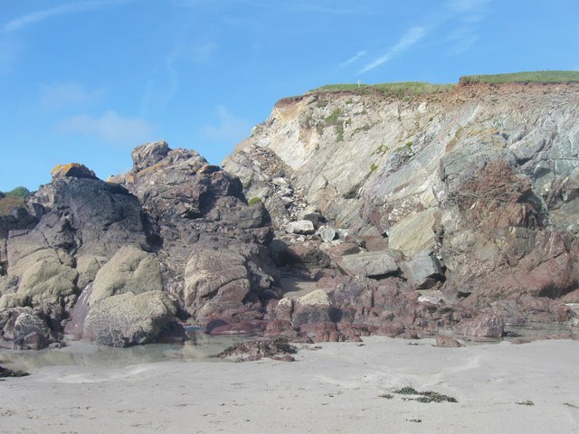 Rocks at Kennack Sands, Cornwall