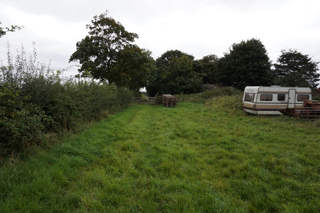 Path at Westfield Farm near East Halton