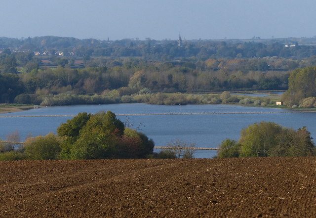 View across Manton Bay at Rutland Water