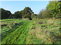 Footpath crossing Sene Valley Golf Course