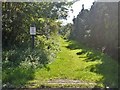 Start of bridleway