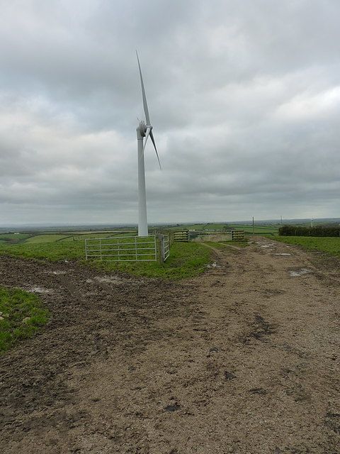 Wind turbine - Collaton Farm