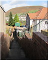 Steps down from Vicarage Road, Penygraig