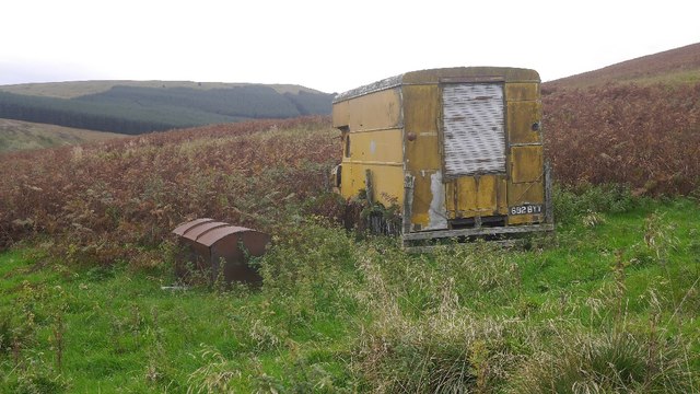 Old lorry, Keerie Glen
