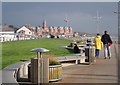 The Slieve Donard Hotel from the Central Promenade, Newcastle