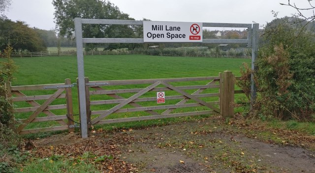 Entrance to the Mill Lane Open Space