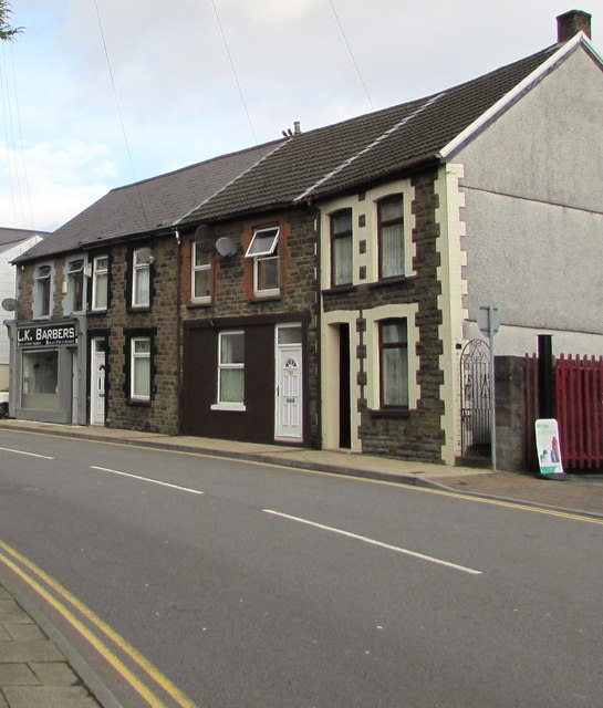Dunraven Street houses and a shop, Tonypandy