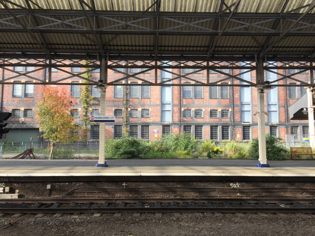 The view across Huddersfield Station