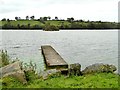 H7106 : Small jetty on Lough Sillan by Oliver Dixon