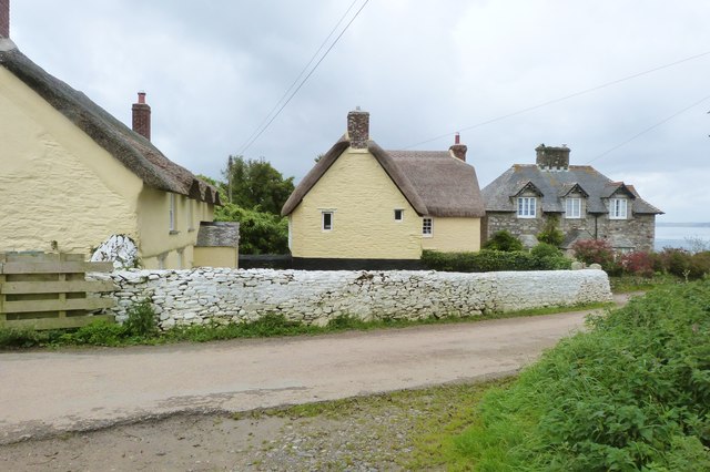 Cottages at Tendera,  just NW of St. Anthony-in-Meneage