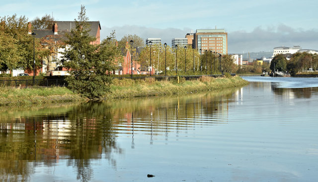 The River Lagan, Belfast (October 2017)