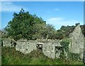 Roofless cottage on the A25 at The Square