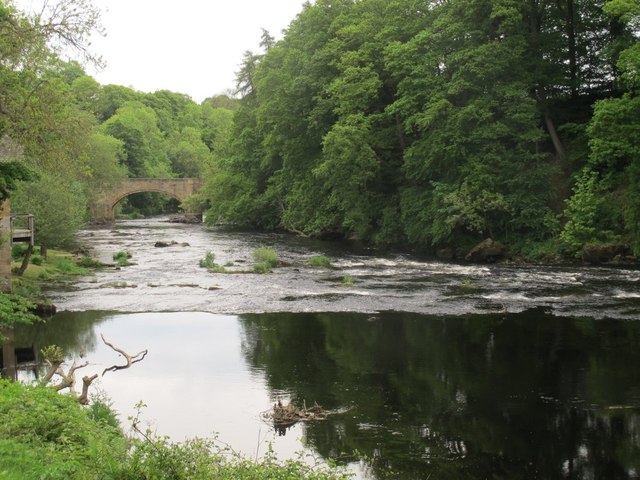Cascade on the river Dee