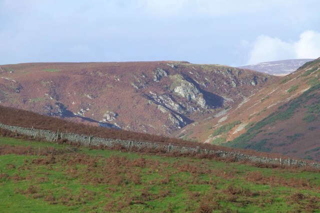 Crags on Steely Crag above the Carey Burn