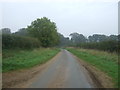 Lane towards South Creake