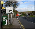 Directions sign, Penygraig Road, Penygraig 