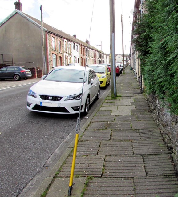 George Street pavement, Penygraig