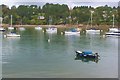 SW7626 : Leisure craft on the Helford River off Helford Point by Derek Voller