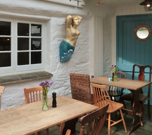Bar decoration at the Shipwright's Arms, Helford
