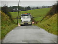 Lorry coming up the hill