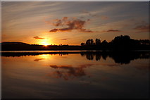 W0448 : Sunset at Lough Bofinna by Hansjoerg Lipp