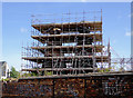 Bottle kilns south-east of Hanley in Stoke-on-Trent