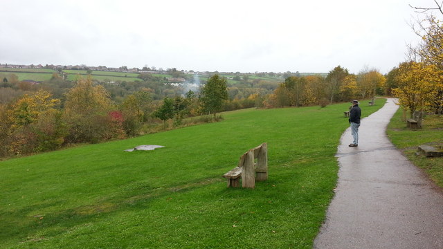 Severn Valley Country Park on a wet day