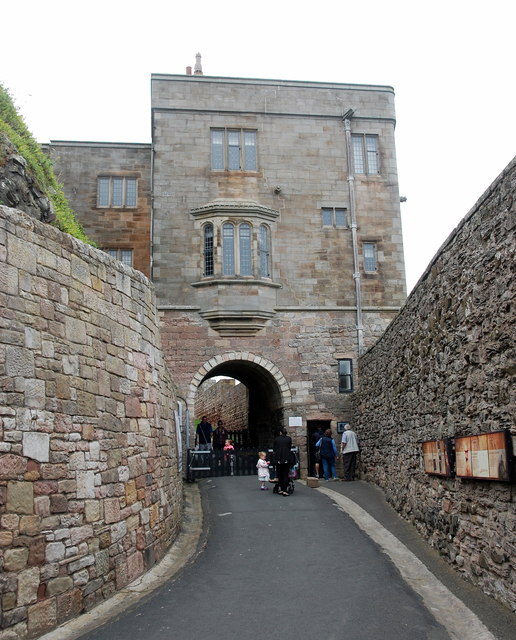 Inner gateway, Bamburgh Castle