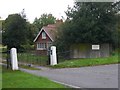 SK8257 : Entrance to Langford Hall from the A46 by Brian Westlake