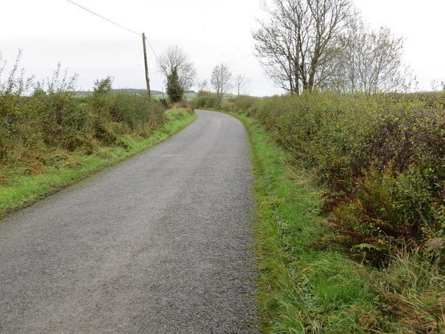 Road from Lyra (Galbally) to Knockaunnacurraha and Curraghkilbran