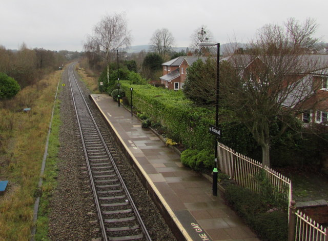 Single-track railway from Colwall... © Jaggery cc-by-sa/2.0 :: Geograph ...