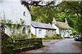 Pretty cottages at Helford village, Cornwall