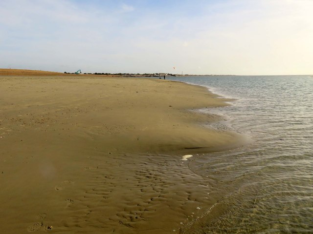 The beach by Gunner Point
