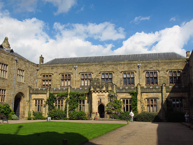 Chirk Castle - main courtyard, looking... © Stephen Craven cc-by-sa/2.0 ...