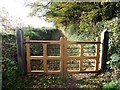 Gated footpath, Stoodleigh