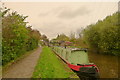 The Trent and Mersey Canal approaching Sideway Bridge