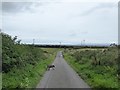 Minor road by the River Sark at Gretna