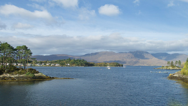 View to Plockton from Duncraig Station