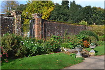 SU5927 : Gate into the walled garden, Hinton Ampner by David Martin