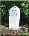 Old Milestone by the A30, Scotswood, north of Windlesham