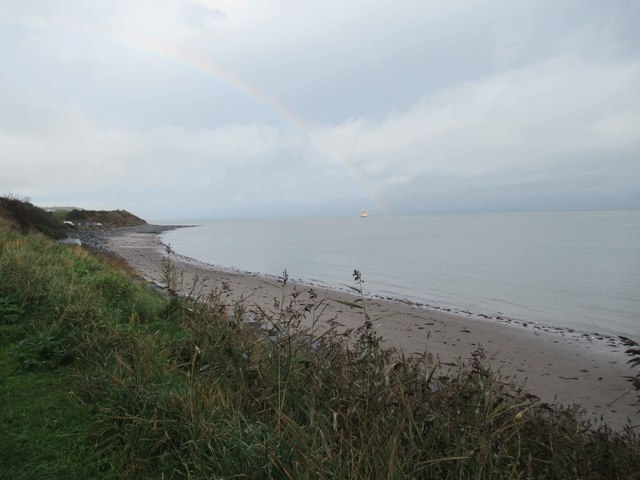 Drummore Bay and Rainbow