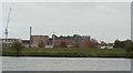 View of the new Mannequin House student residence block from the Walthamstow Wetlands