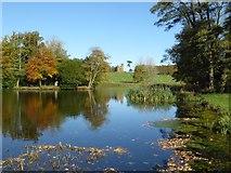 SP6736 : Octagon Lake, Stowe Park by Philip Halling