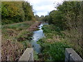 SK9034 : Grantham Canal next to the A1 slip road by Mat Fascione