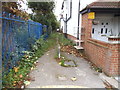 Path behind Alyth Gardens, Temple Fortune